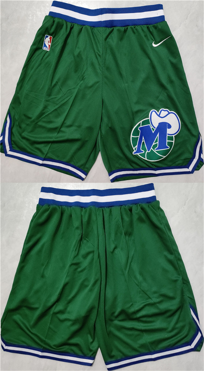 Men's Dallas Mavericks Green Shorts (Run Small) Men's Dallas Mavericks Green Shorts (Run Small)