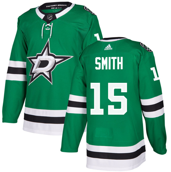 Men's Dallas Stars #15 Craig Smith Green Stitched Jersey Men's Dallas Stars #15 Craig Smith Green Stitched Jersey