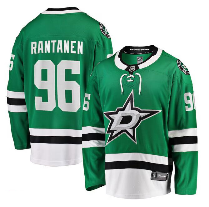 Men's Dallas Stars #96 Mikko Rantanen Green Home Stitched Hockey Jersey Men's Dallas Stars #96 Mikko Rantanen Green Home Stitched Hockey Jersey