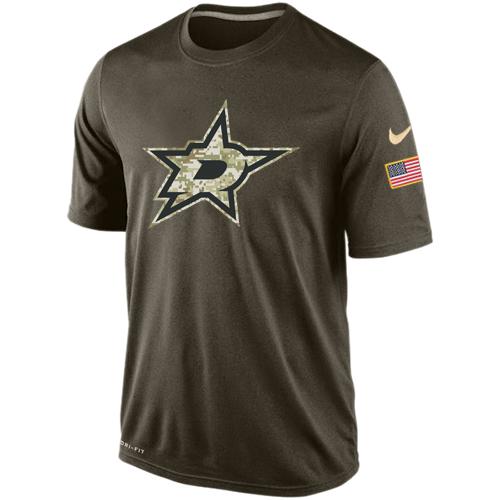 Men's Dallas Stars Salute To Service Nike Dri-FIT T-Shirt Men's Dallas Stars Salute To Service Nike Dri-FIT T-Shirt