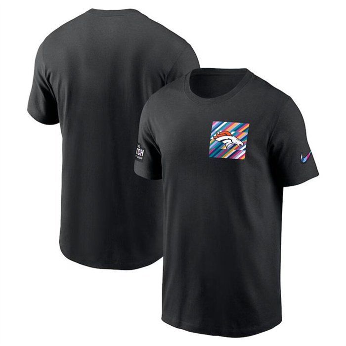 Men's Denver Broncos Black 2023 Crucial Catch Sideline Tri-Blend T-Shirt Men's Denver Broncos Black 2023 Crucial Catch Sideline Tri-Blend T-Shirt