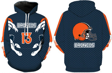 Men's Denver Broncos Pullover Hoodie Men's Denver Broncos Pullover Hoodie