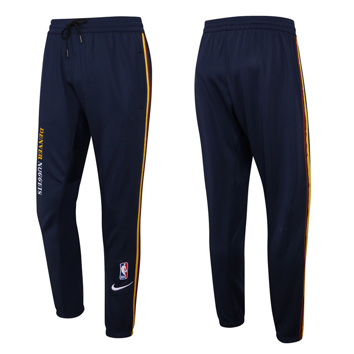 Men's Denver Nuggets Navy Performance Showtime Basketball Pants Men's Denver Nuggets Navy Performance Showtime Basketball Pants