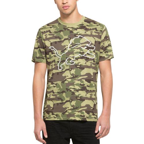 Men's Detroit Lions '47 Camo Alpha T-Shirt Men's Detroit Lions '47 Camo Alpha T-Shirt