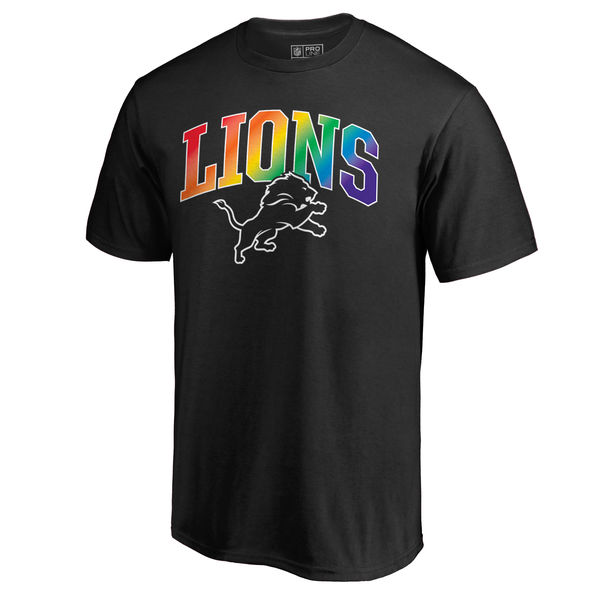 Men's Detroit Lions NFL Pro Line By Fanatics Branded Black Big & Tall Pride T-Shirt Men's Detroit Lions NFL Pro Line By Fanatics Branded Black Big & Tall Pride T-Shirt