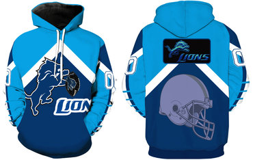 Men's Detroit Lions Pullover Hoodie Men's Detroit Lions Pullover Hoodie