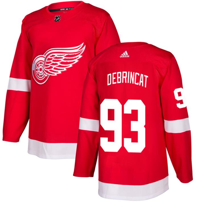 Men's Detroit Red Wings #93 Alex DeBrincat Red Stitched Jersey Men's Detroit Red Wings #93 Alex DeBrincat Red Stitched Jersey