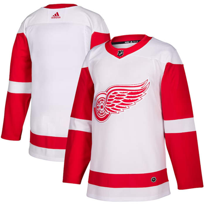 Men's Detroit Red Wings Blank White Stitched Jersey Men's Detroit Red Wings Blank White Stitched Jersey