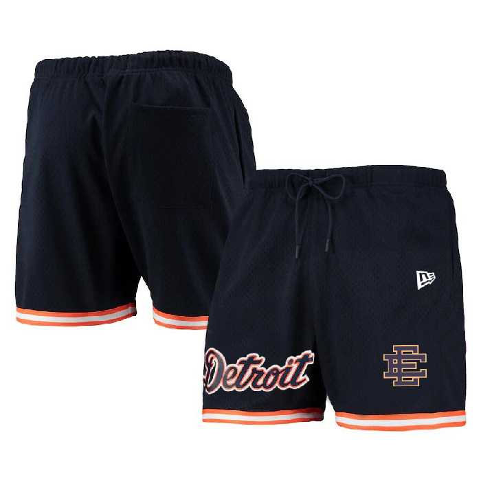 Men's Detroit Tigers Navy Mesh Shorts 001 Men's Detroit Tigers Navy Mesh Shorts 001