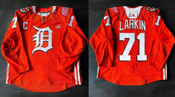 Men's Detroit Tigers Red Wings Crossover Limited Edition Stitched Hockey Jersey Men's Detroit Tigers Red Wings Crossover Limited Edition Stitched Hockey Jersey