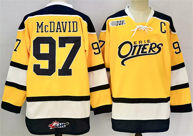 Men's Edmonton Oilers #97 Connor McDavid Yellow 2024-25 With C Patch Heritage Classic Primegreen Stitched Jersey Men's Edmonton Oilers #97 Connor McDavid Yellow 2024-25 With C Patch Heritage Classic Primegreen Stitched Jersey
