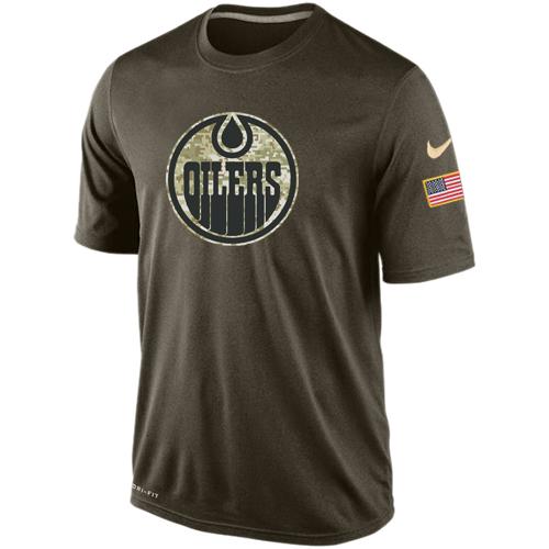 Men's Edmonton Oilers Salute To Service Nike Dri-FIT T-Shirt Men's Edmonton Oilers Salute To Service Nike Dri-FIT T-Shirt