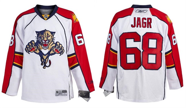 Men's Florida Panthers ACTIVE PLAYER Custom White Stitched Hockey Jersey