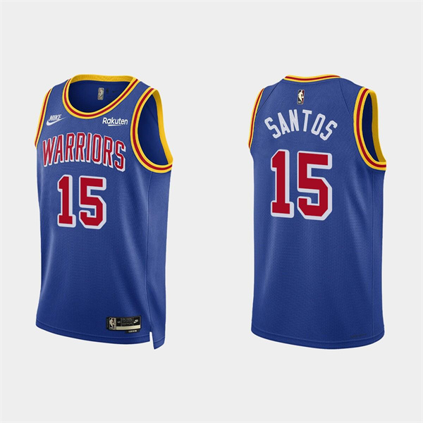 Men's Golden State Warriors #15 Gui Santos 2022 Royal Stitched Basketball Jerseys Men's Golden State Warriors #15 Gui Santos 2022 Royal Stitched Basketball Jerseys