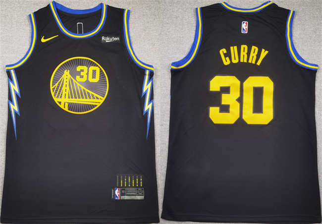 Men's Golden State Warriors #30 Stephen Curry Black Stitched Basketball Jersey Men's Golden State Warriors #30 Stephen Curry Black Stitched Basketball Jersey