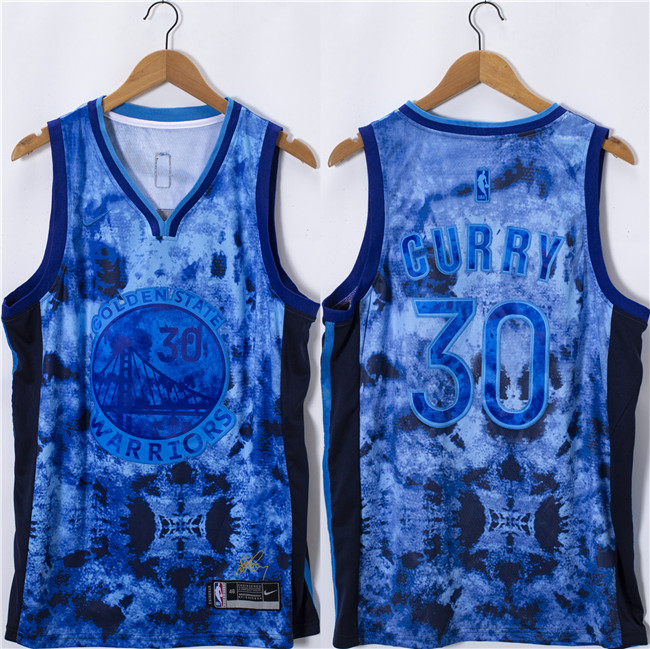 Men's Golden State Warriors #30 Stephen Curry Blue Select Series Stitched Basketball Jersey Men's Golden State Warriors #30 Stephen Curry Blue Select Series Stitched Basketball Jersey