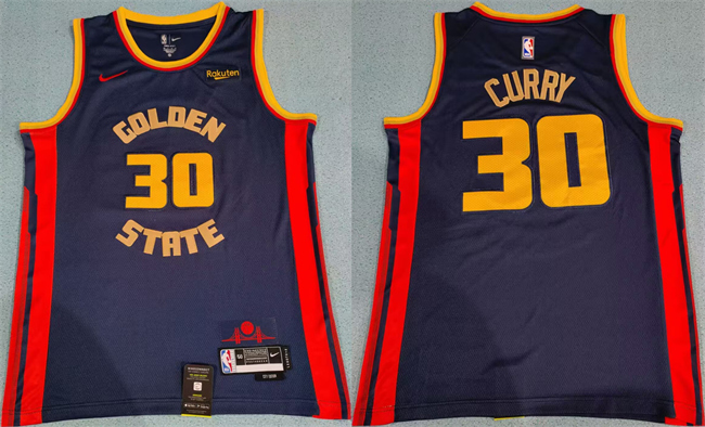 Men's Golden State Warriors #30 Stephen Curry Navy 2024 25 City Edition Stitched Basketball Jersey Men's Golden State Warriors #30 Stephen Curry Navy 2024 25 City Edition Stitched Basketball Jersey