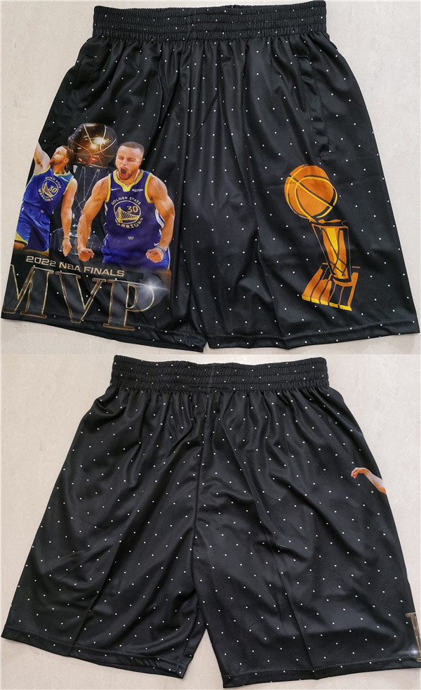 Men's Golden State Warriors Black NBA Finals Shorts(Run Small) Men's Golden State Warriors Black NBA Finals Shorts(Run Small)
