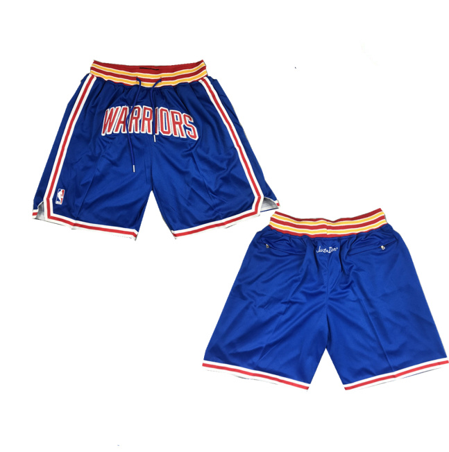 Men's Golden State Warriors Blue Shorts(Run Small) Men's Golden State Warriors Blue Shorts(Run Small)
