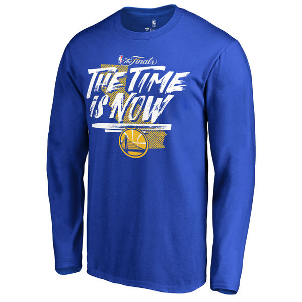 Men's Golden State Warriors Fanatics Branded Royal 2017 NBA Finals Bound Long Sleeve T-Shirt Men's Golden State Warriors Fanatics Branded Royal 2017 NBA Finals Bound Long Sleeve T-Shirt