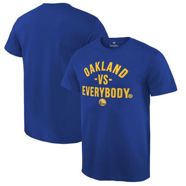 Men's Golden State Warriors Fanatics Branded Royal Team Vs. Everybody T-Shirt Men's Golden State Warriors Fanatics Branded Royal Team Vs. Everybody T-Shirt