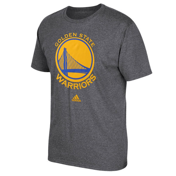 Men's Golden State Warriors Heather Gray Primary Logo T-Shirt Men's Golden State Warriors Heather Gray Primary Logo T-Shirt