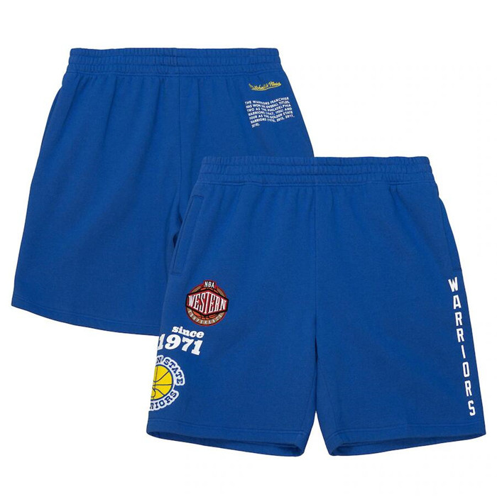 Men's Golden State Warriors Royal Shorts 002 Men's Golden State Warriors Royal Shorts 002