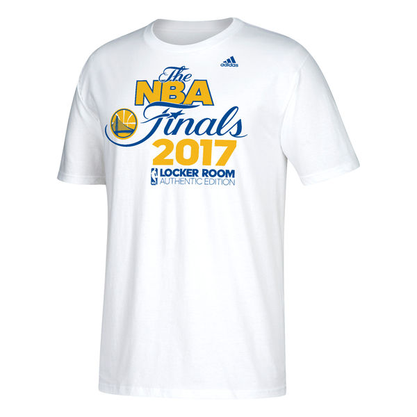 Men's Golden State Warriors White 2017 Western Conference Champions Locker Room T-Shirt Men's Golden State Warriors White 2017 Western Conference Champions Locker Room T-Shirt