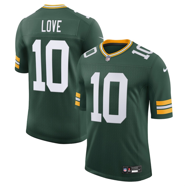 Men's Green Bay Packers #10 Jordan Love Green 2025 New Vapor Untouchable Limited Stitched Football Jersey Men's Green Bay Packers #10 Jordan Love Green 2025 New Vapor Untouchable Limited Stitched Football Jersey
