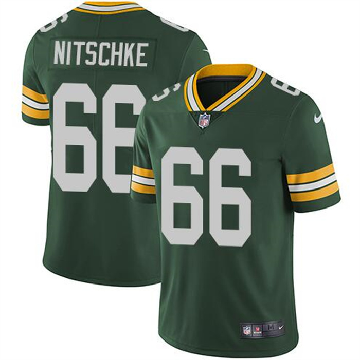 Men's Green Bay Packers #66 Ray Nitschke Green Vapor Untouchable Limited Stitched Jersey Men's Green Bay Packers #66 Ray Nitschke Green Vapor Untouchable Limited Stitched Jersey