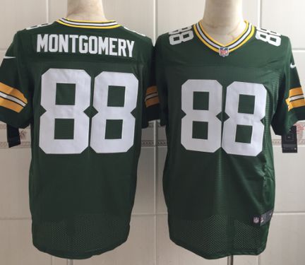 Men's Green Bay Packers #88 Ty Montgomery Nike Green Elite Jersey Men's Green Bay Packers #88 Ty Montgomery Nike Green Elite Jersey
