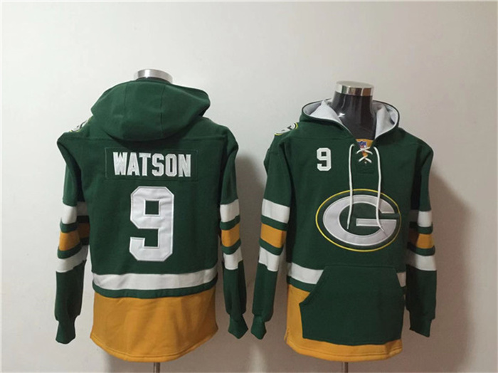 Men's Green Bay Packers #9 Christian Watson Green Ageless Must-Have Lace-Up Pullover Hoodie Men's Green Bay Packers #9 Christian Watson Green Ageless Must-Have Lace-Up Pullover Hoodie
