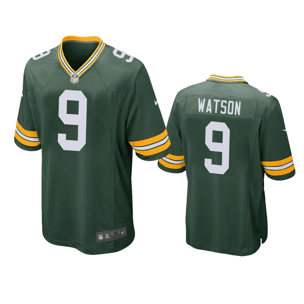 Men's Green Bay Packers #9 Christian Watson Green Stitched Football Jersey Men's Green Bay Packers #9 Christian Watson Green Stitched Football Jersey