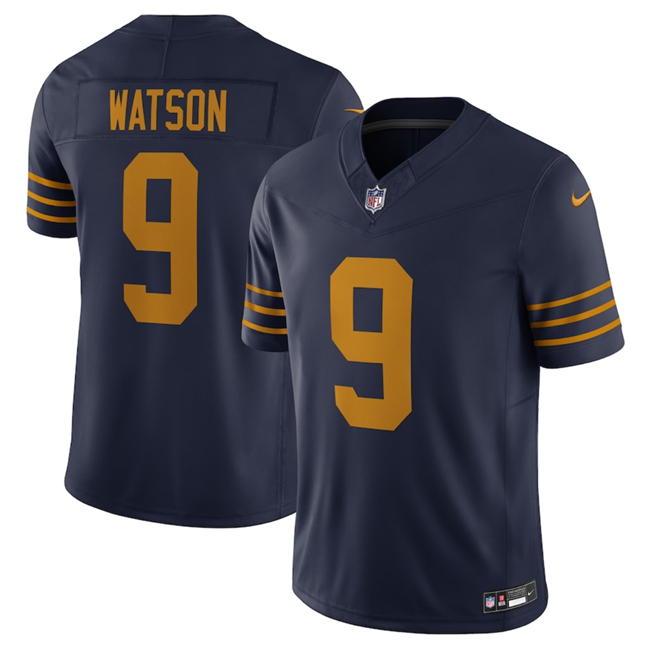 Men's Green Bay Packers #9 Christian Watson Navy The 1923 Classic Vapor F.U.S.E. Limited Stitched Football Jersey Men's Green Bay Packers #9 Christian Watson Navy The 1923 Classic Vapor F.U.S.E. Limited Stitched Football Jersey