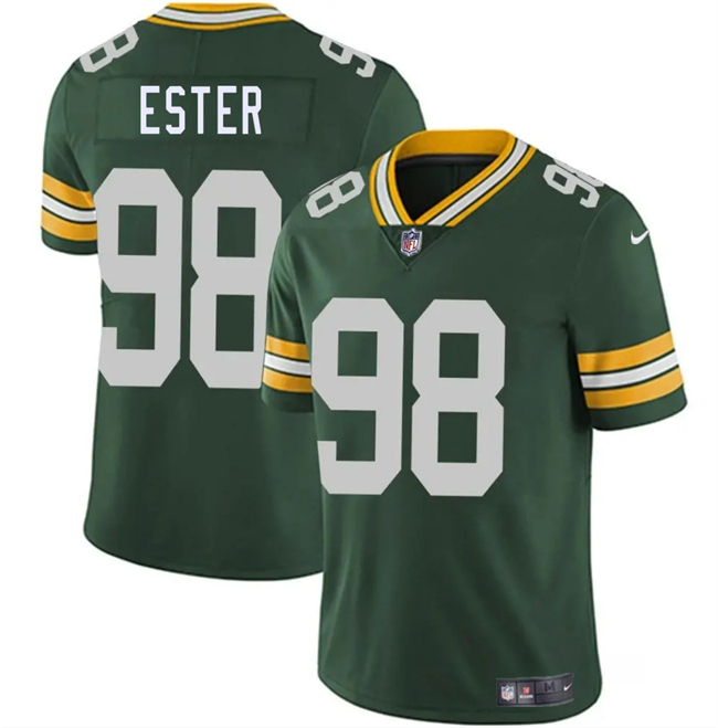 Men's Green Bay Packers #98 James Ester Green 2025 Vapor Untouchable Limited Stitched Jersey