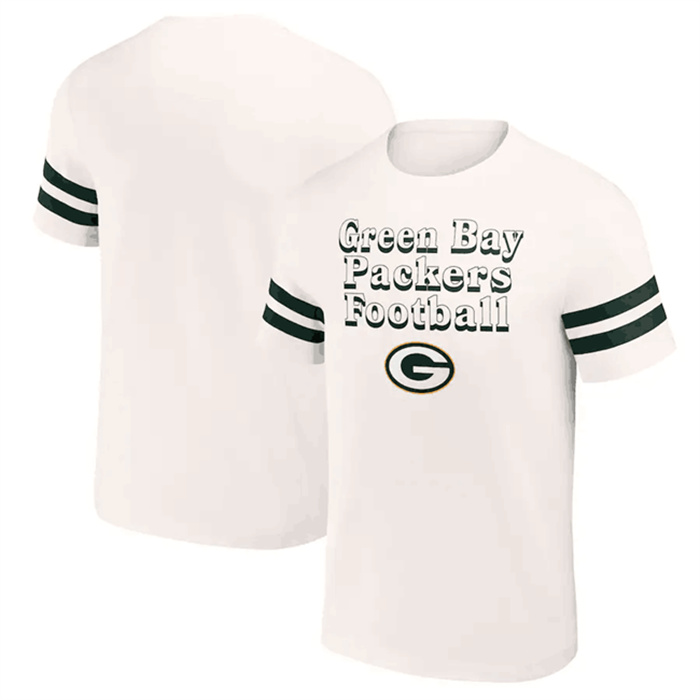 Men's Green Bay Packers Cream X Darius Rucker Collection Vintage T-Shirt Men's Green Bay Packers Cream X Darius Rucker Collection Vintage T-Shirt