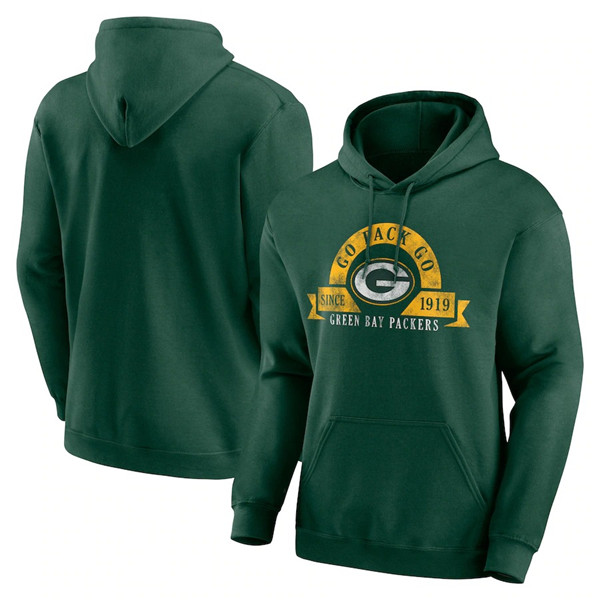 Men's Green Bay Packers Green Pullover Hoodie Men's Green Bay Packers Green Pullover Hoodie