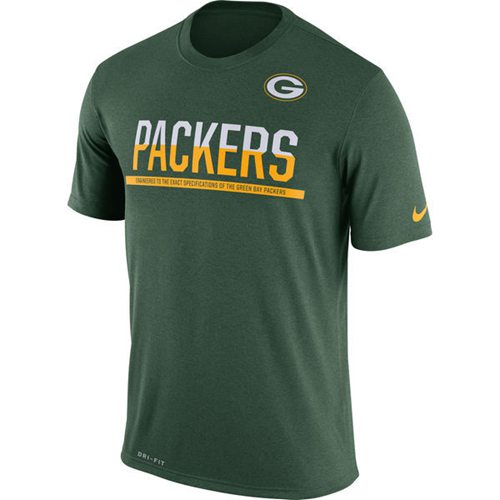 Men's Green Bay Packers Nike Practice Legend Performance T-Shirt Green Men's Green Bay Packers Nike Practice Legend Performance T-Shirt Green
