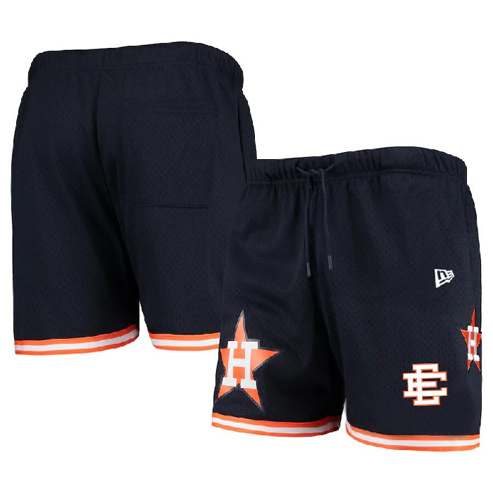 Men's Houston Astros Navy Mesh Shorts Men's Houston Astros Navy Mesh Shorts