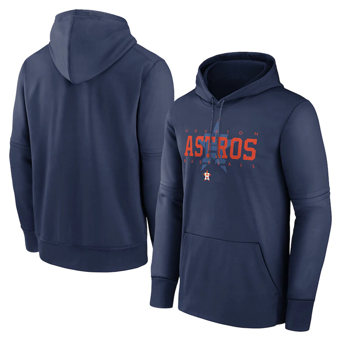Men's Houston Astros Navy Pregame Performance Pullover Hoodie Men's Houston Astros Navy Pregame Performance Pullover Hoodie