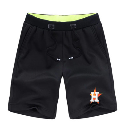 Men's Houston Astros Team Logo Black Baseball Shorts