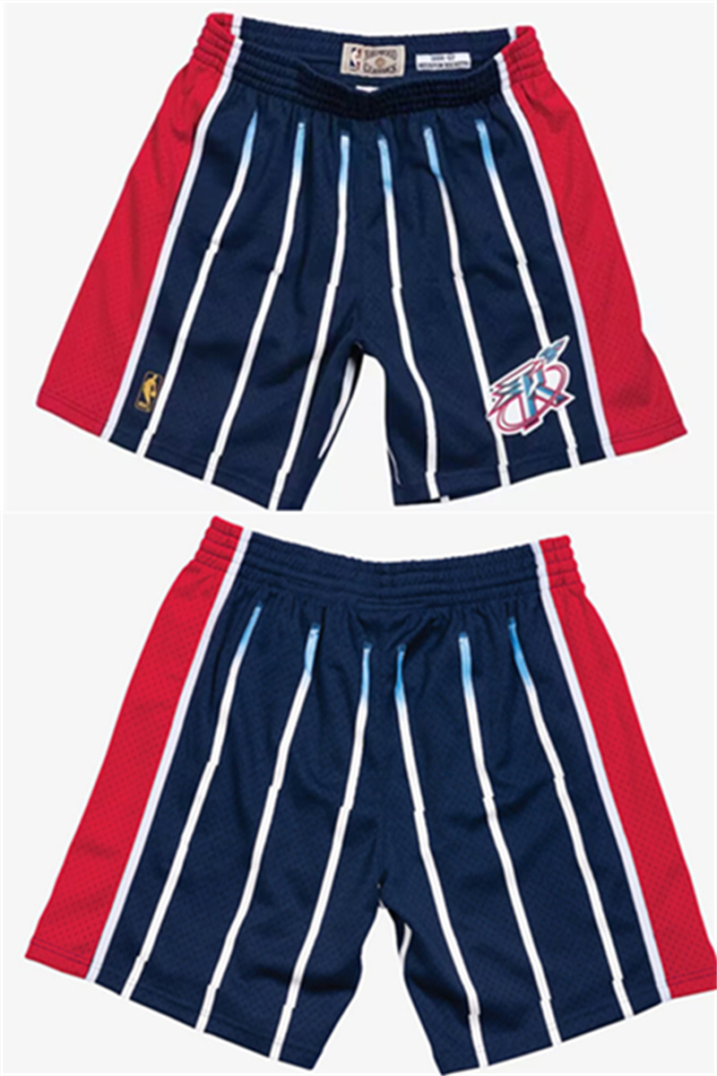 Men's Houston Rockets Navy 1996-1997 Shorts (Run Small) Men's Houston Rockets Navy 1996-1997 Shorts (Run Small)