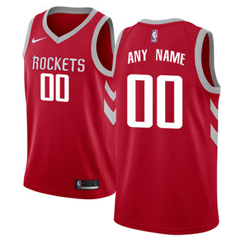 Men's Houston Rockets Red Custom Jersey Men's Houston Rockets Red Custom Jersey