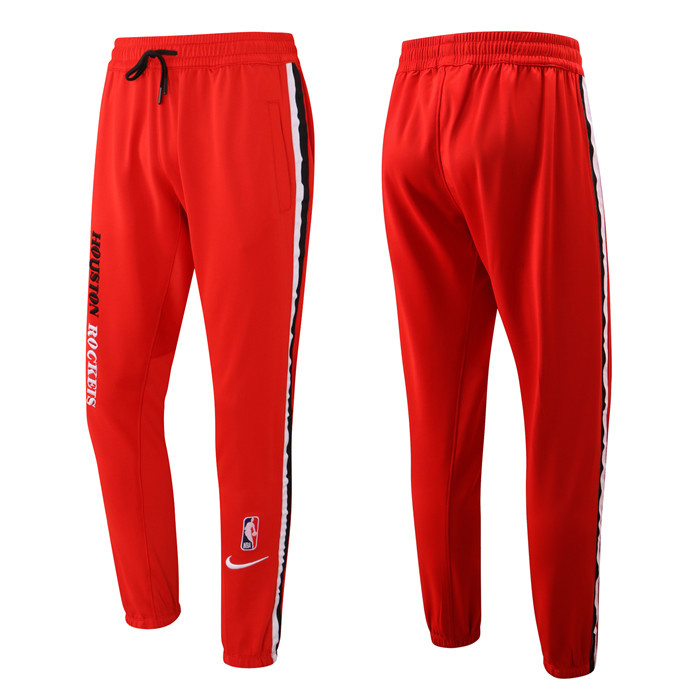 Men's Houston Rockets Red Performance Showtime Basketball Pants Men's Houston Rockets Red Performance Showtime Basketball Pants