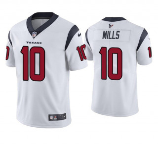 Men's Houston Texans #10 Davis Mills White Vapor Untouchable Limited Stitched Jersey Men's Houston Texans #10 Davis Mills White Vapor Untouchable Limited Stitched Jersey