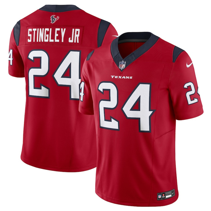 Men's Houston Texans #24 Derek Stingley Jr. Red 2023 F.U.S.E Vapor Untouchable Stitched Football Jersey Men's Houston Texans #24 Derek Stingley Jr. Red 2023 F.U.S.E Vapor Untouchable Stitched Football Jersey