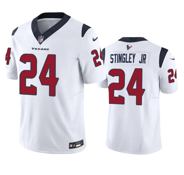 Men's Houston Texans #24 Derek Stingley Jr. White 2023 F.U.S.E Vapor Untouchable Stitched Football Jersey Men's Houston Texans #24 Derek Stingley Jr. White 2023 F.U.S.E Vapor Untouchable Stitched Football Jersey
