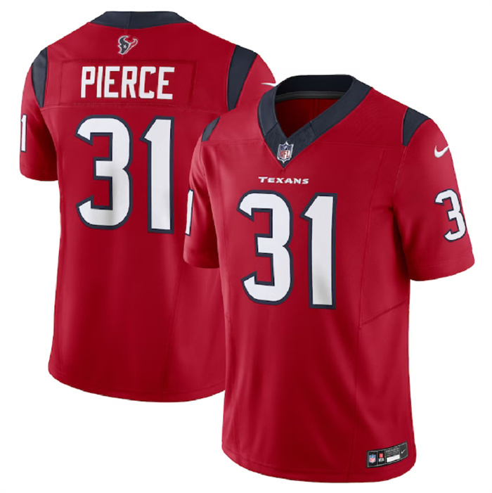 Men's Houston Texans #31 Dameon Pierce Red 2023 F.U.S.E Vapor Untouchable Stitched Football Jersey Men's Houston Texans #31 Dameon Pierce Red 2023 F.U.S.E Vapor Untouchable Stitched Football Jersey