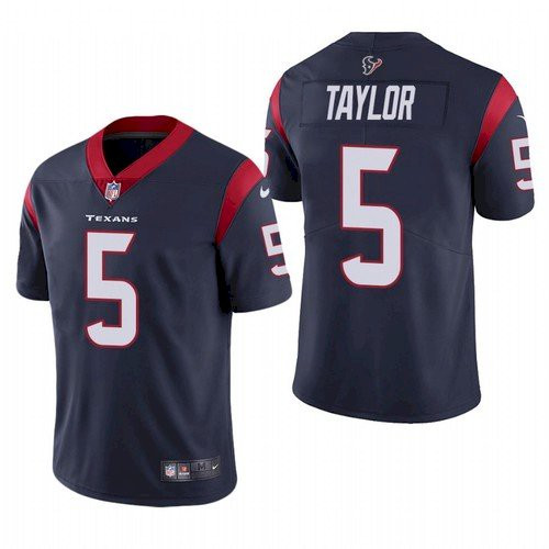 Men's Houston Texans #5 Tyrod Taylor Navy Vapor Untouchable Limited Stitched Jersey Men's Houston Texans #5 Tyrod Taylor Navy Vapor Untouchable Limited Stitched Jersey