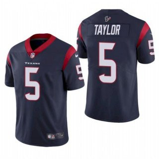 Men's Houston Texans #5 Tyrod Taylor Navy Vapor Untouchable Limited Stitched Jersey Men's Houston Texans #5 Tyrod Taylor Navy Vapor Untouchable Limited Stitched Jersey